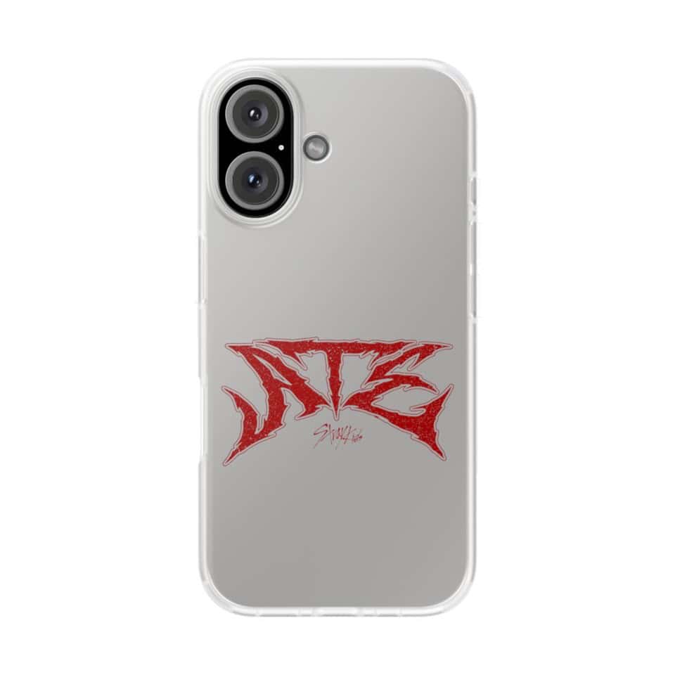 DNEK graphic on a clear phone case, perfect for K-pop merchandise fans and collectors.