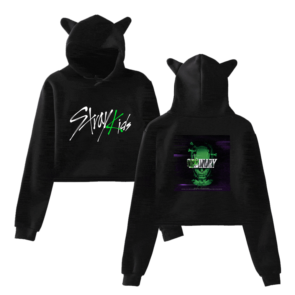 Stray Kids Cropped Hoodie #13 - Image 3