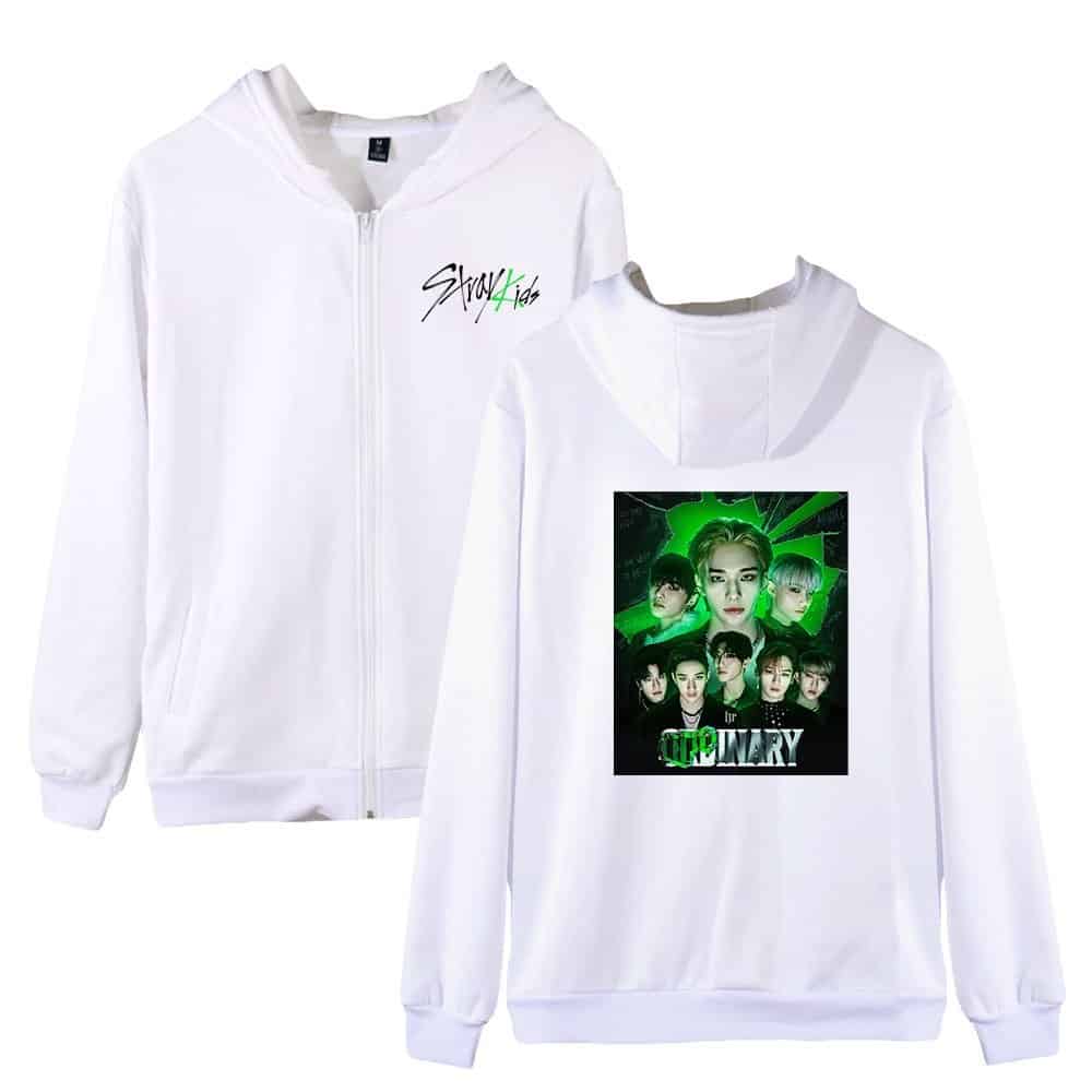 Graphic hoodie featuring BTS and TXT K-pop group designs, perfect for K-pop merch fans.