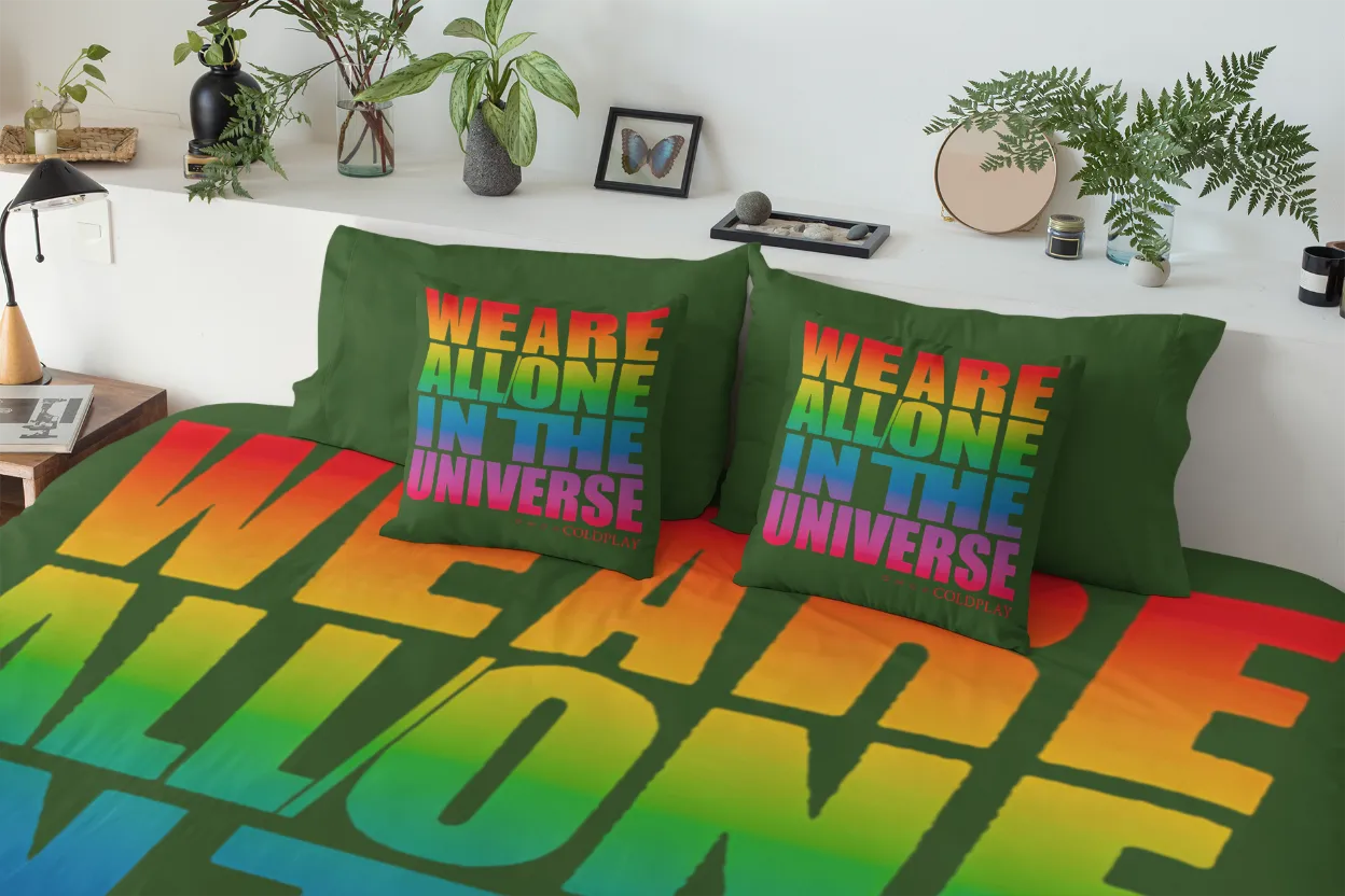Coldplay We are All One in the universe Bed Sheets #1 - Image 2
