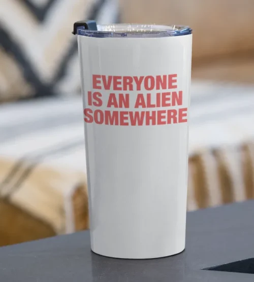 Coldplay Everyone is an Alien Somewhere Water Bottle #1