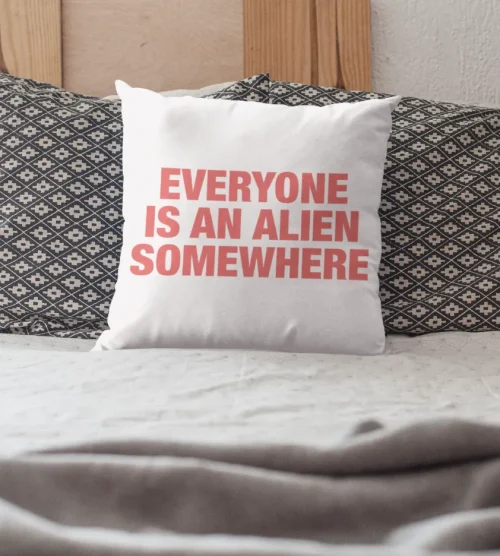 Coldplay Everyone is an Alien Somewhere Pillow Case #1
