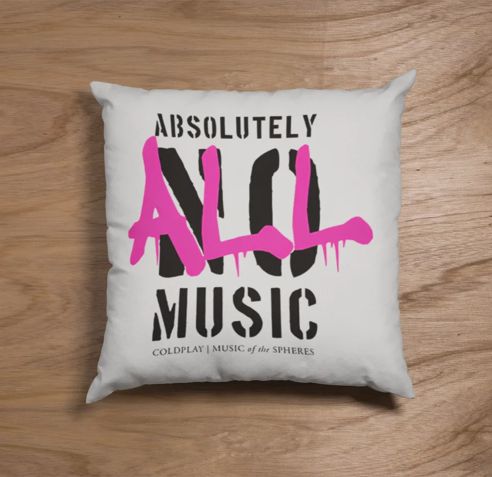 Coldplay Absolutely All Music Pillow Case #1 - Image 2