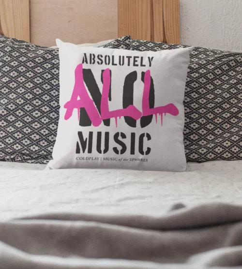 Coldplay Absolutely All Music Pillow Case #1