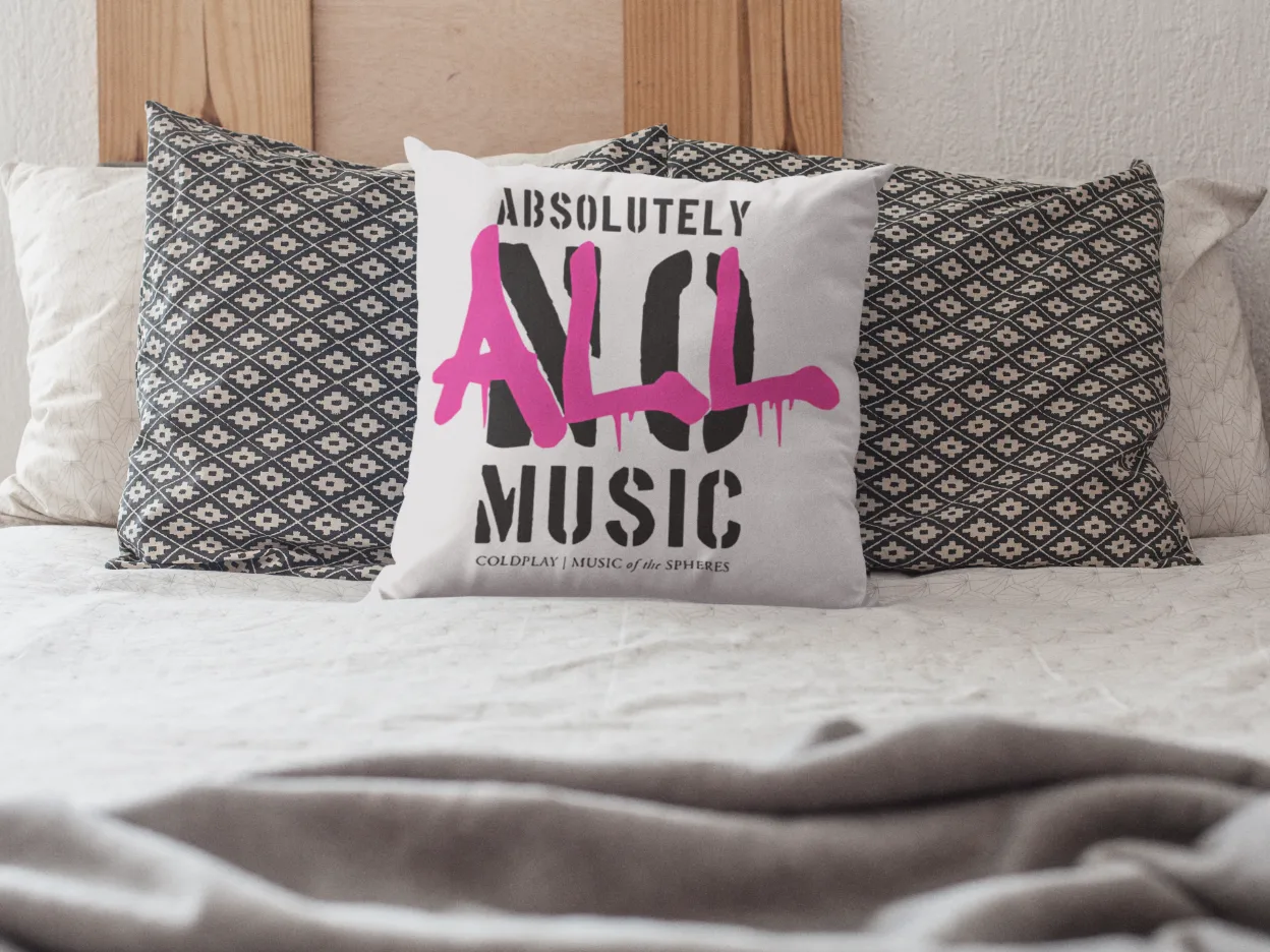 Coldplay Absolutely All Music Pillow Case #1