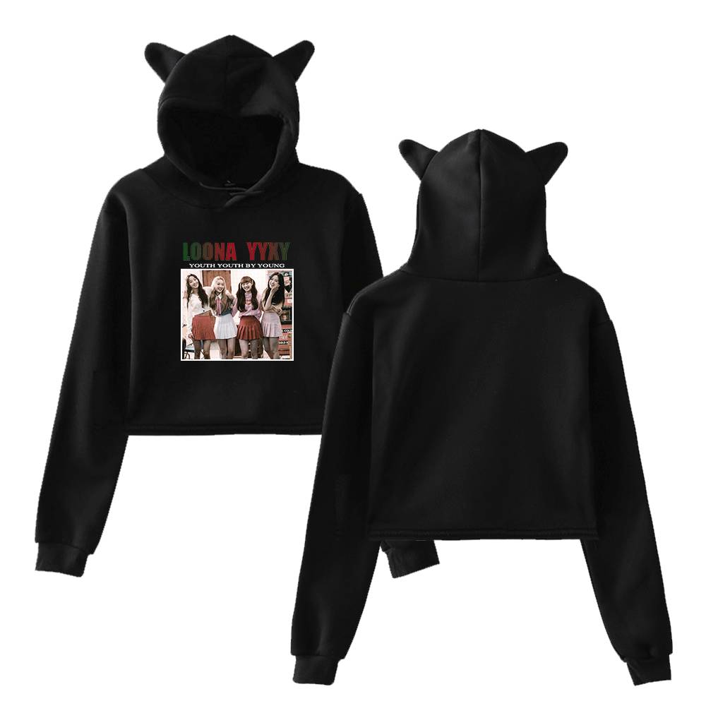 Loona Cropped Hoodie #2 - Image 2
